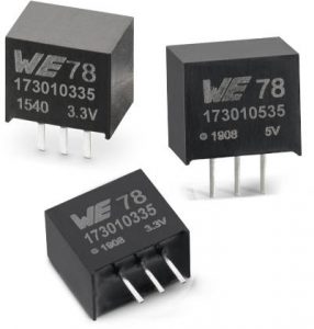 Wurth - Dc-dc converters fit in L78 linear reg footprints for industrial apps